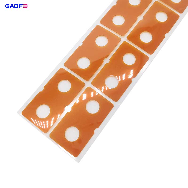 耐高溫膠帶標(biāo)簽B-210G 0.1厚茶色高溫膠帶 金手指膠帶 絕緣高賦碼