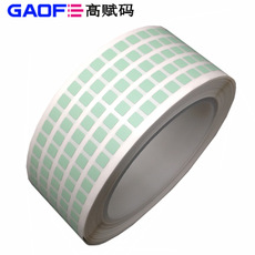 高溫標(biāo)簽 B-434GG 綠色高溫PI 5mm*5mm 電子行業(yè)-高賦碼
